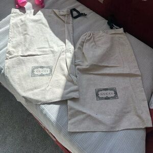 Gucci Beige Dust Bags